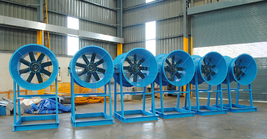 Diseño de ventilador axial y sus características